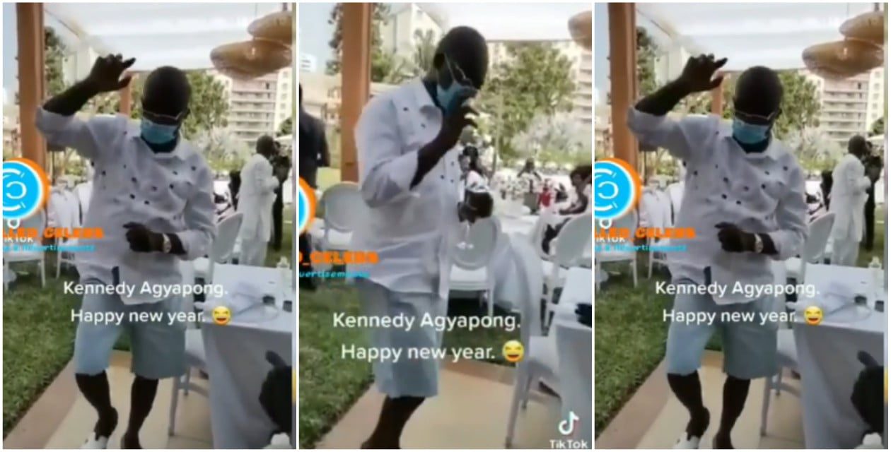 Kennedy Agyapong shows his crazy dance moves as he celebrates his wife's birthday (video)