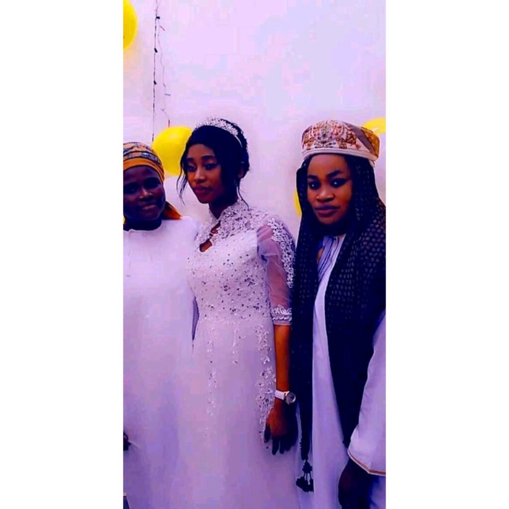 Social media reacts as 2 muslim ladies get married to each other (photos)