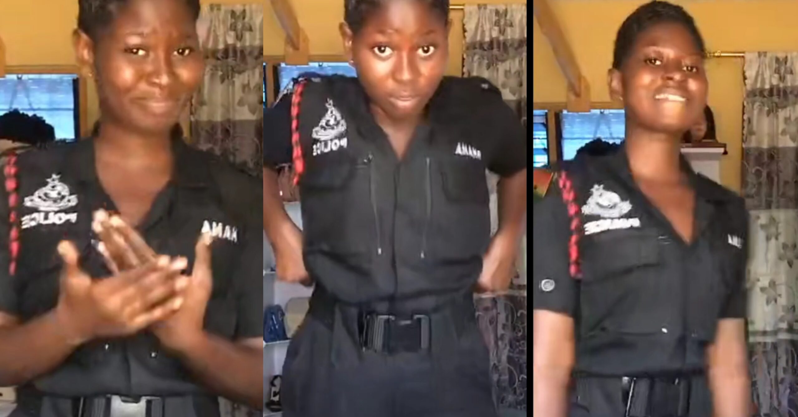"My Uniform won't permit me to tw(e)rk"- Pretty Police Officer says