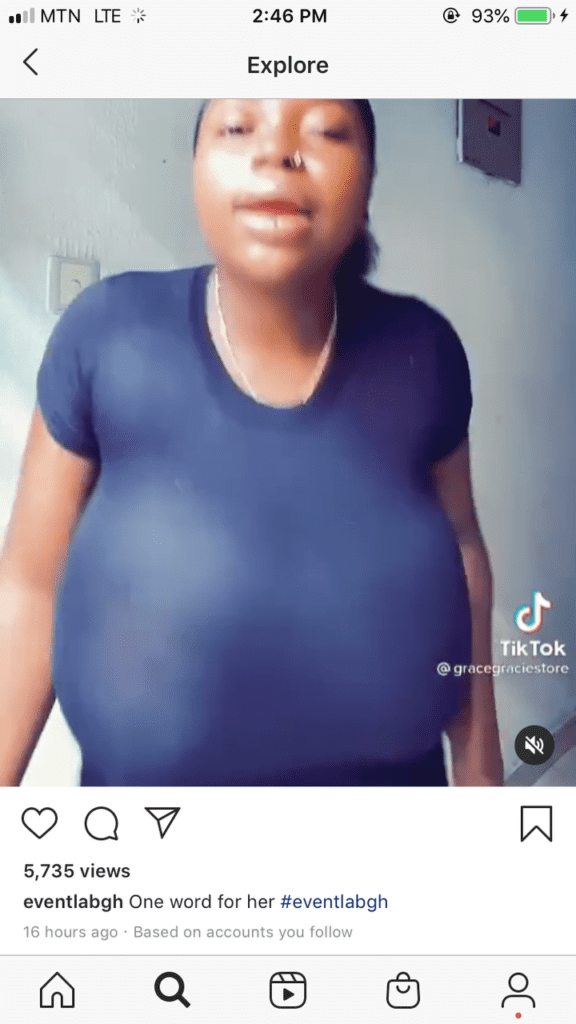 Lady Causes Stir Online With Her Huge Melons