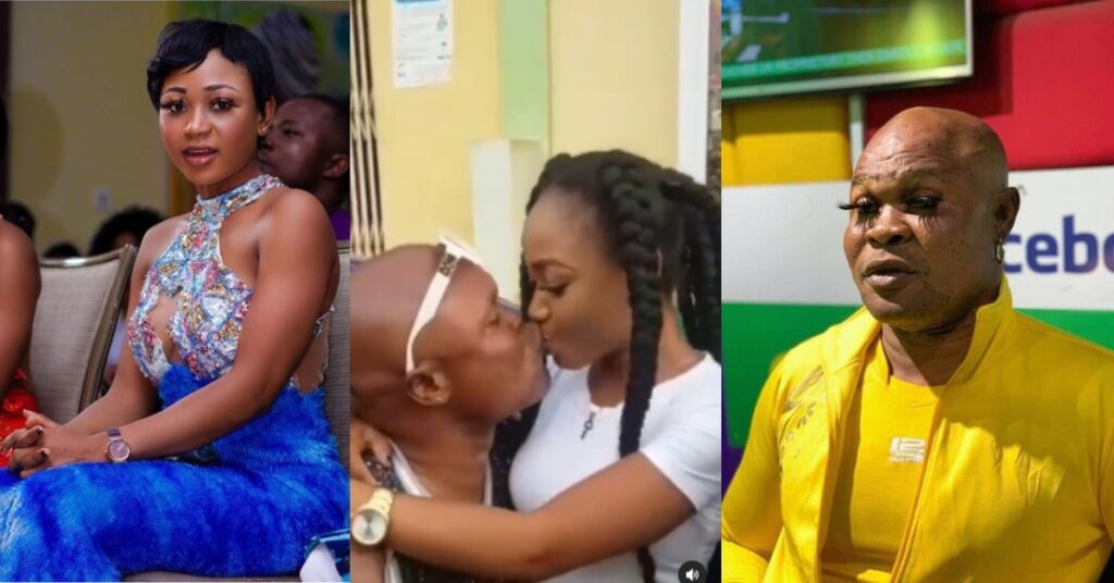 Akuapem Poloo and Bukom Banku spotted kissing in a new video