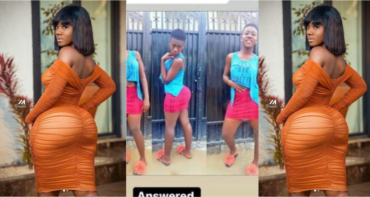 Hajia Bintu shares old photos to prove her huge A$$ is natural