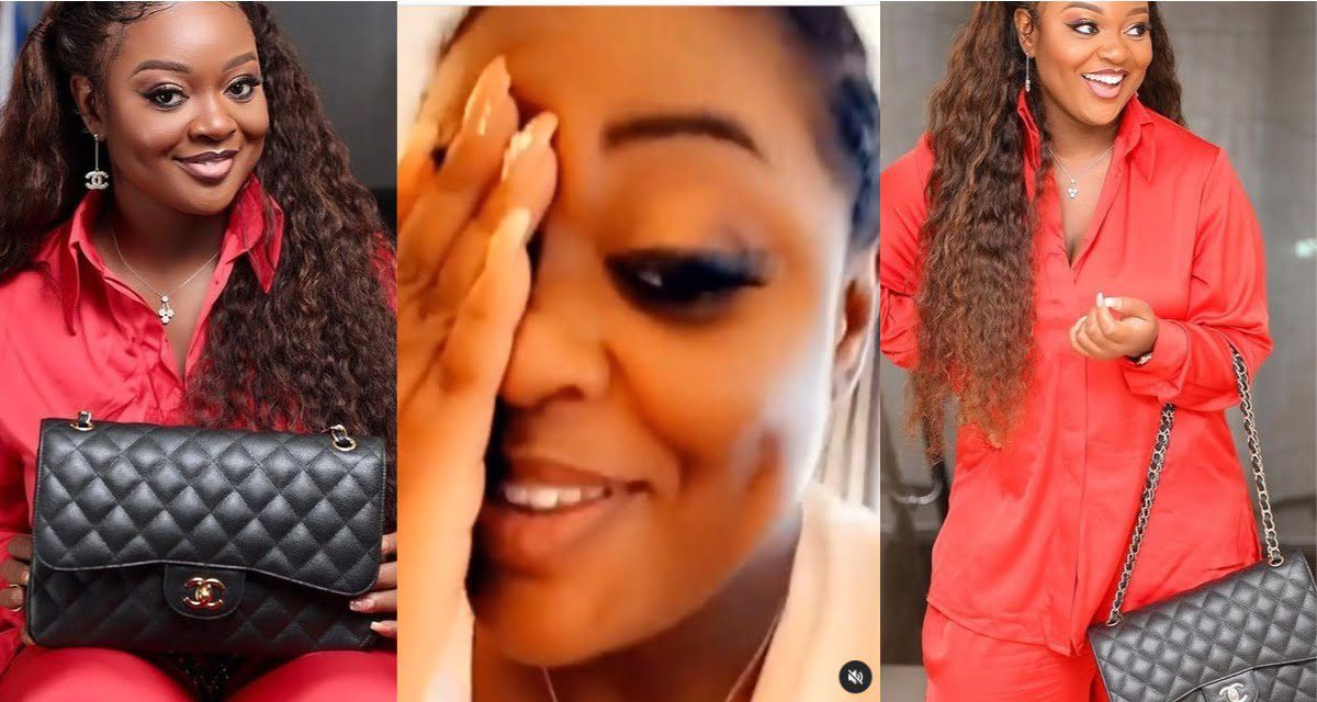 Jackie Appiah proves she is beautiful without makeups by pulling off her wig in video