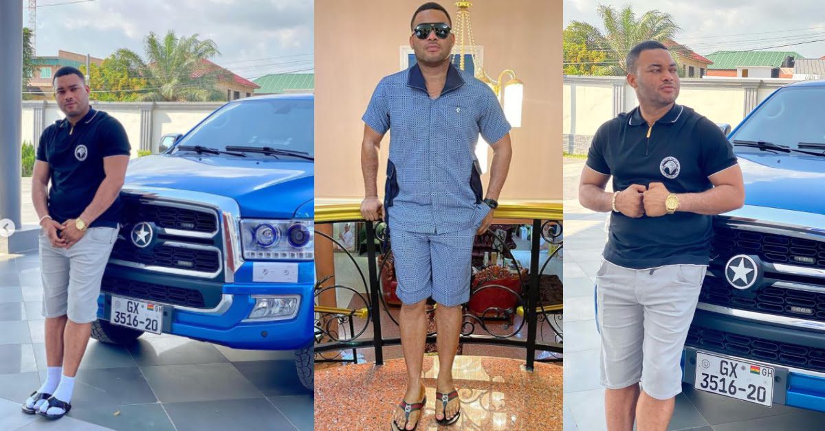 Kwadwo Sarfo Jnr. shows off His Million-Dollar Mansion and Fleet of luxurious Cars in new photos and Video