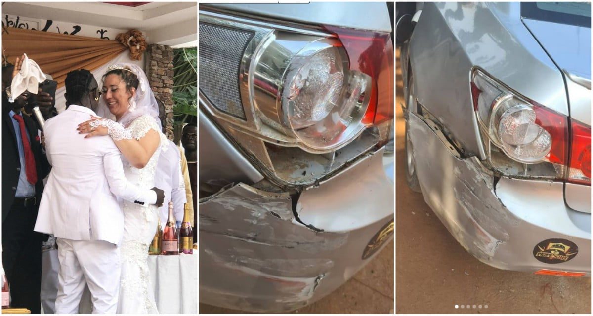 Patapaa And wife involved in a car accident (photos)