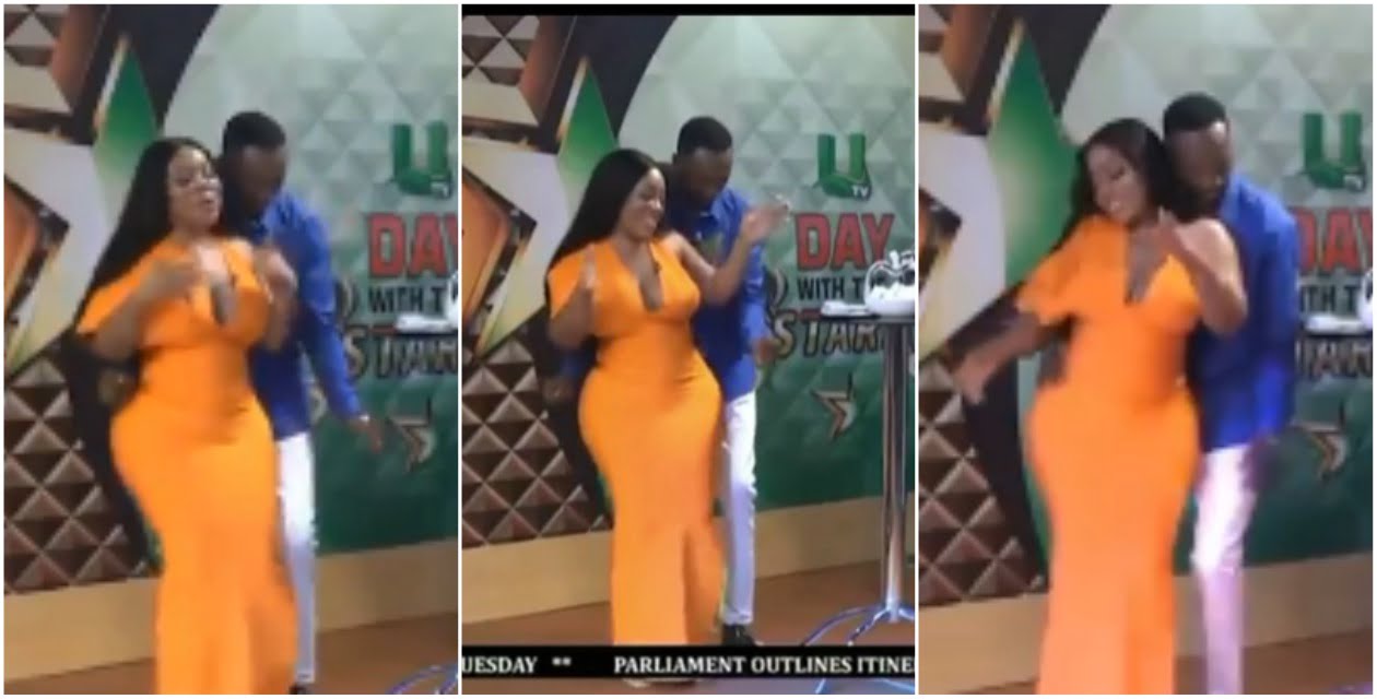 Married Salinko spotted grinding the huge artificial backside of Moesha Boduong in new video