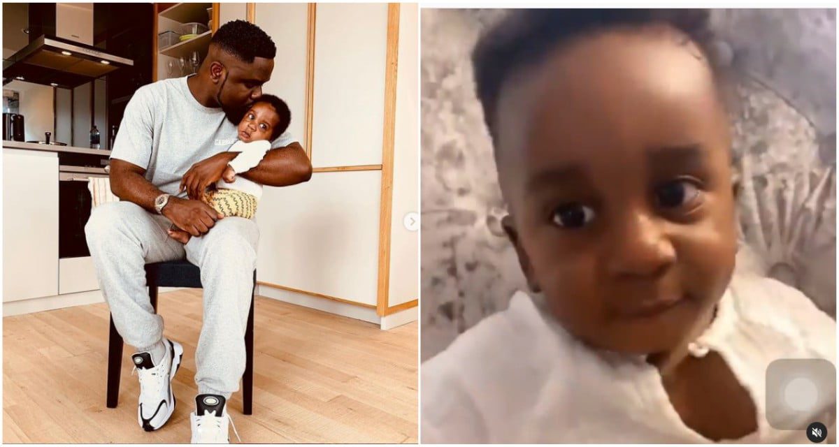Rare Video of Sarkodie’s handsome Son, MJ surfaces - Watch