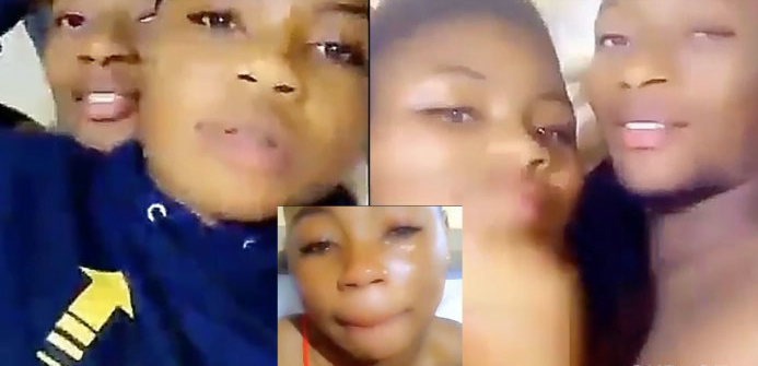 It has ended in Tears! Beautiful Lady cries uncontrollably after Boyfriend dumped her - Video