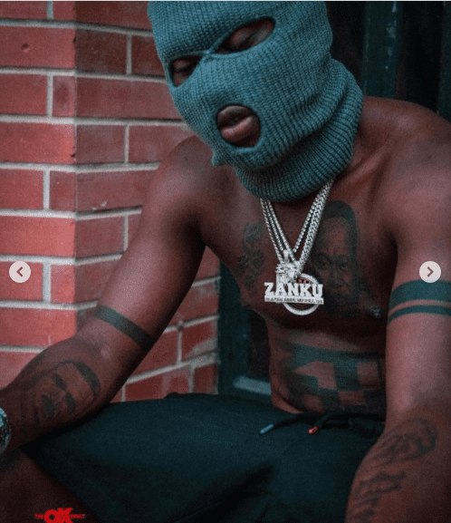 Nigerian artiste, Zlatan Ibile tattoos the face of Kwame Nkrumah on his chest - Photos