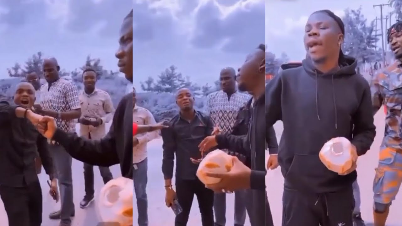 Stonebwoy disgraces fan who was hyping him too much on the streets (video)