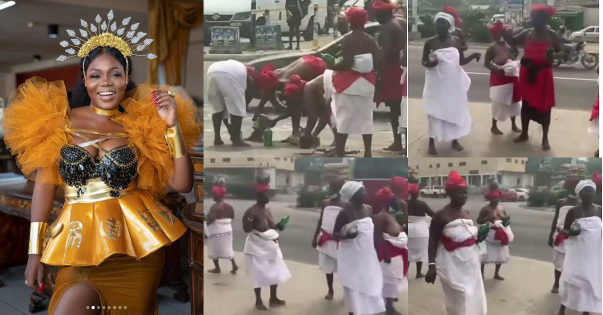 Traditional women storm Despite Media over Mzbel’s fraud allegation - Video