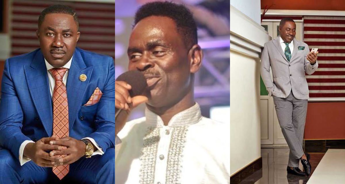 Dr. Osei Kwame Despite rains cash on Yaw Sarpong & Asomafo during a performance at his Birthday party (Watch Video)