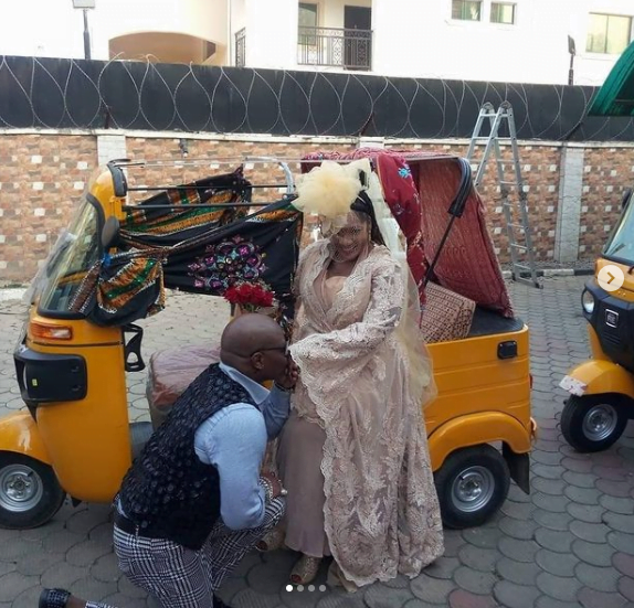 70-year-old man marries after being single for 40 years with 'Aboboyaa'