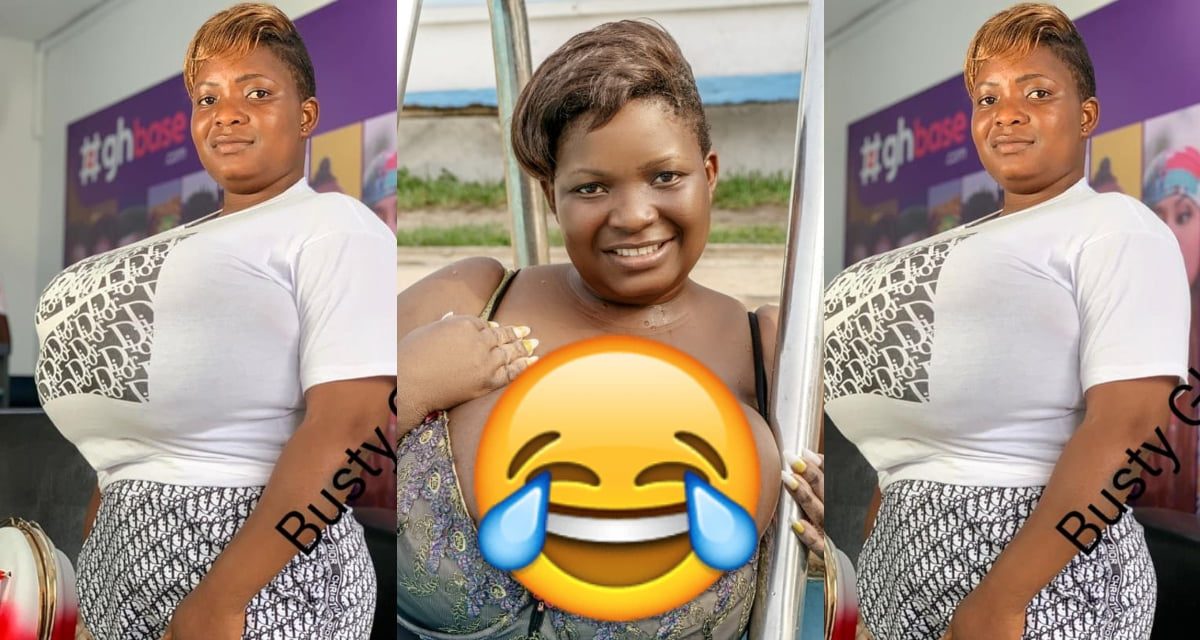 I'm looking for a seamstress to sew bras for my enormous br3asts— Ghanaian lady with the largest br3asts pleads ( Video )