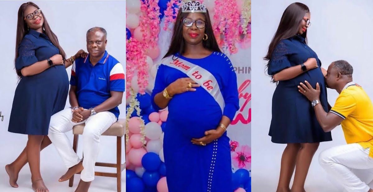 God is good!! after 25 years of marriage, couple are expecting their first child (photos)