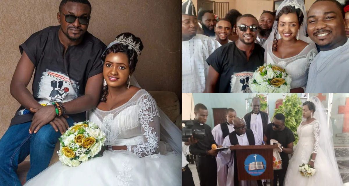 Groom wears Blue jeans and T-shirt to his white wedding (photos)