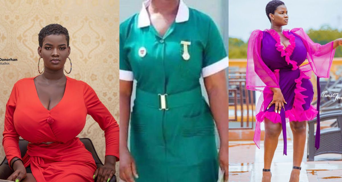"I wanted to become a nurse when I was a child because of the uniform"- Pamela Odame
