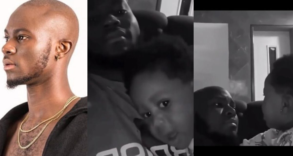 For The First Time On Social Media, Ghanaian Singer King Promise Shows Off His Adorable Daughter