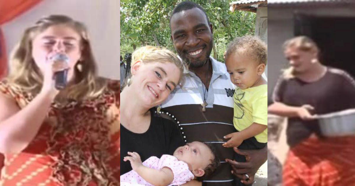 Meet the white woman who fell in love with a village Aboboyaa rider and married him (photos)