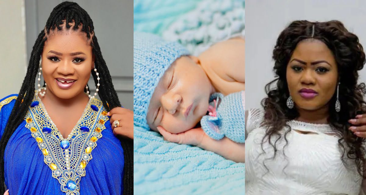 Obaapa Christy gives birth to a bouncy baby boy in the U.K
