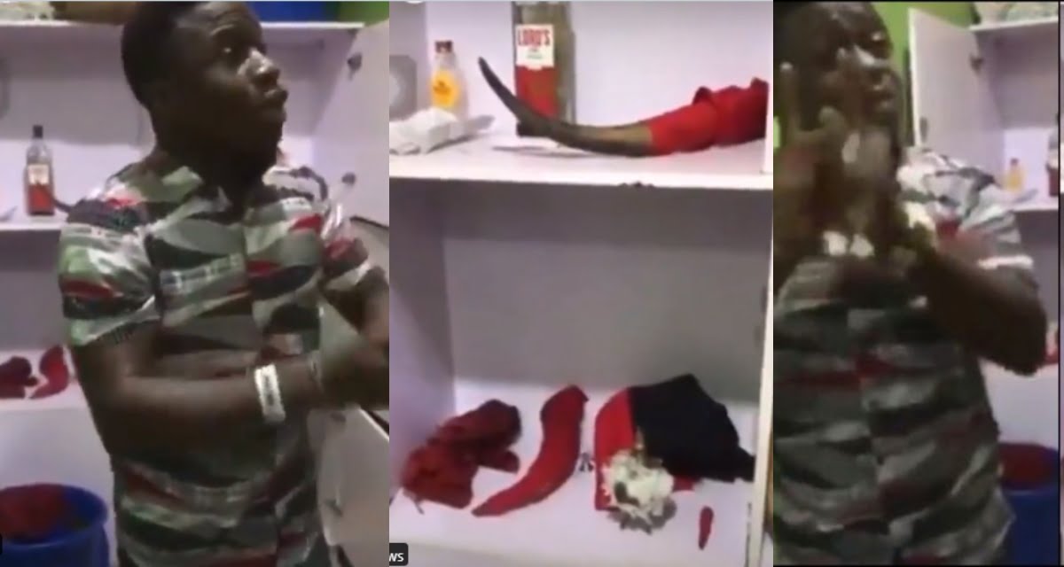 Pastor Caught With Juju In His House But Denies Ownership (video)