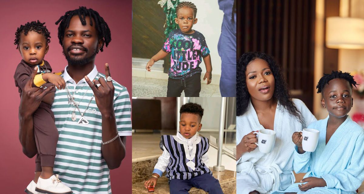 See some beautiful photos of the 5 Ghanaian celebrities whose sons have dreadlocks.