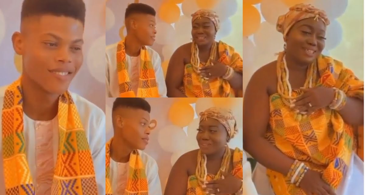 The Internet Reacts To A Video Of A Young Boy Marrying An Older Woman