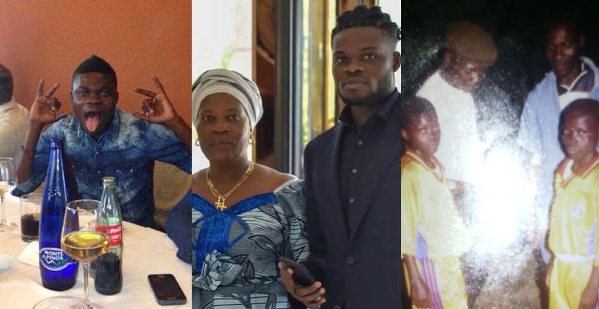 Throwback Pictures of Thomas Partey will make you cry, typical grass to Grace story