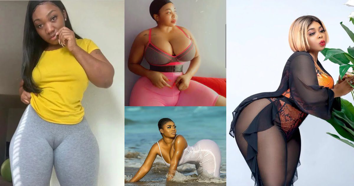 Unusual poses of curvy women causing a stir on social media (photos)