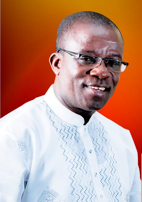 Bishop Owusu Ansah escape death after his car crashed on his way to preach