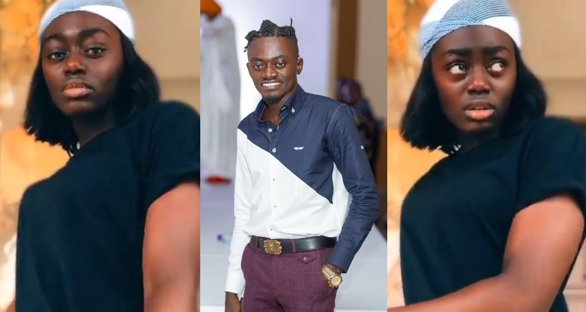 Video of Kwadwo Nkansah Lilwin's younger sister goes viral online.