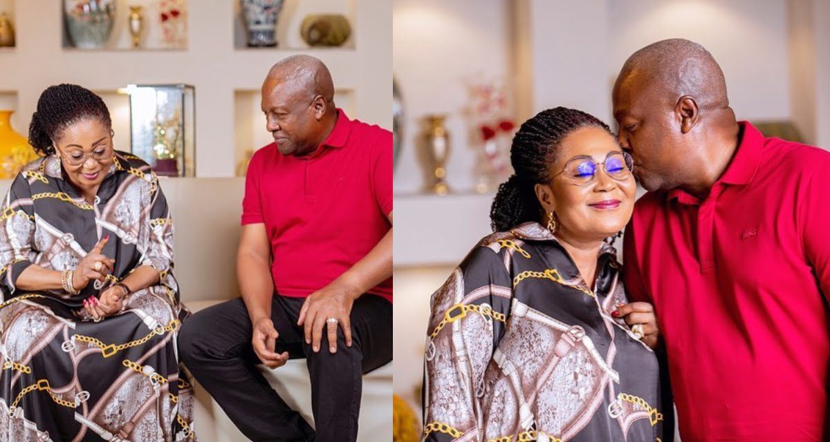 "You have been caring and loving to me for 29 years"- Mahama tells Lordina as she celebrates her birthday