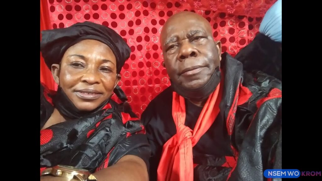 Kyeiwaa mourns as Miss Rebecca Sagoe, her 'Daughter,' Is Laid To Rest (Video)