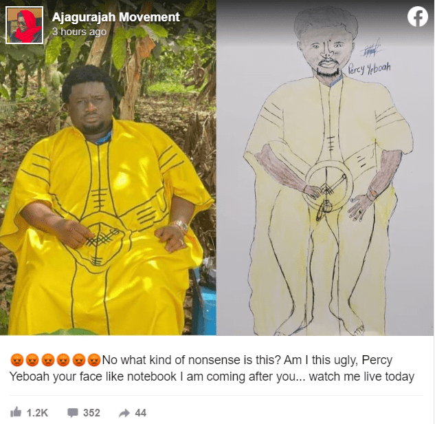 "Your face like Notebook!!"- Ajagurajah descends on Artist who drew him