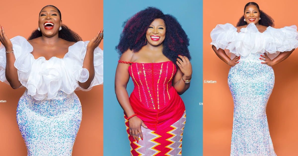 Actress Gloria Sarfo drops stunning pictures as she celebrates her birthday today.