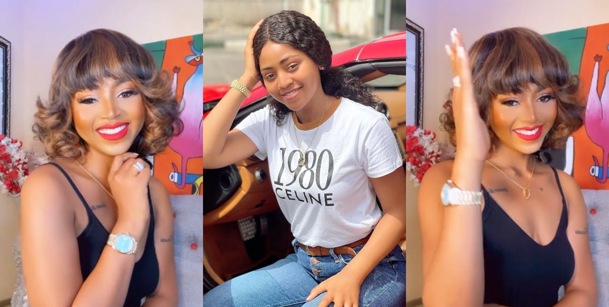 Billionaire's wife, Regina Daniels flaunt her expensive wedding ring in a new video