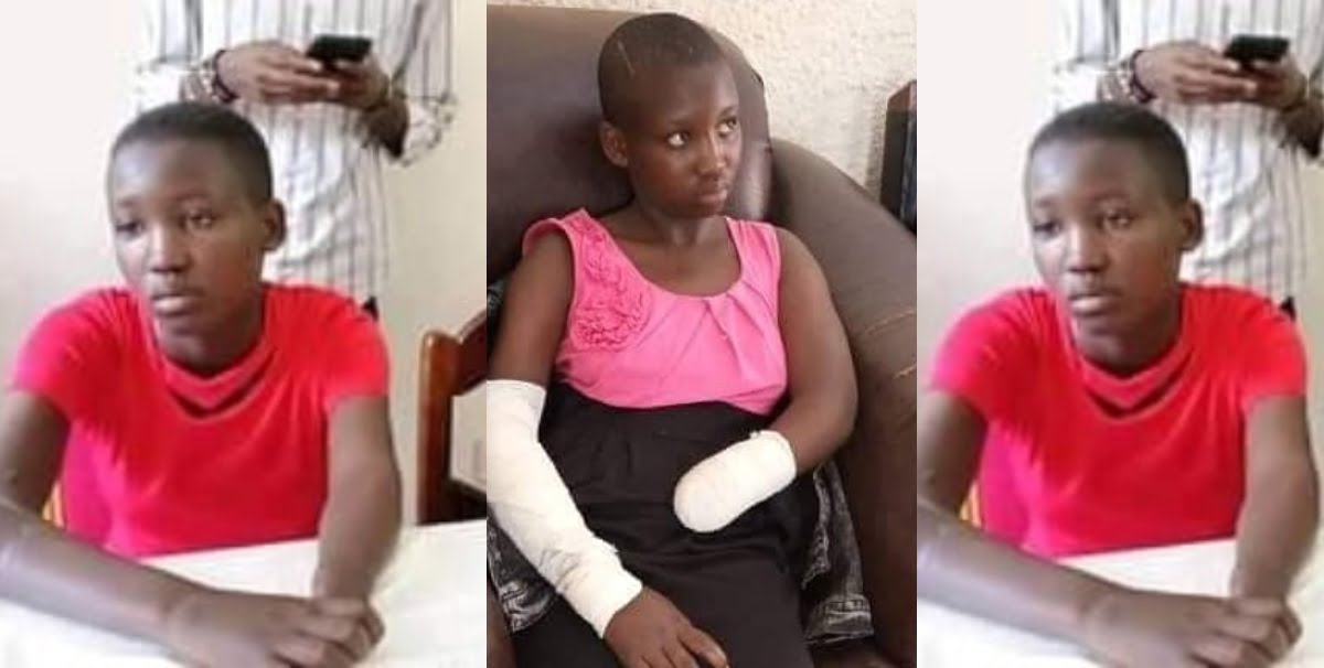 Man cuts off the hand of a young girl after she refuses to sleep with him (photos)