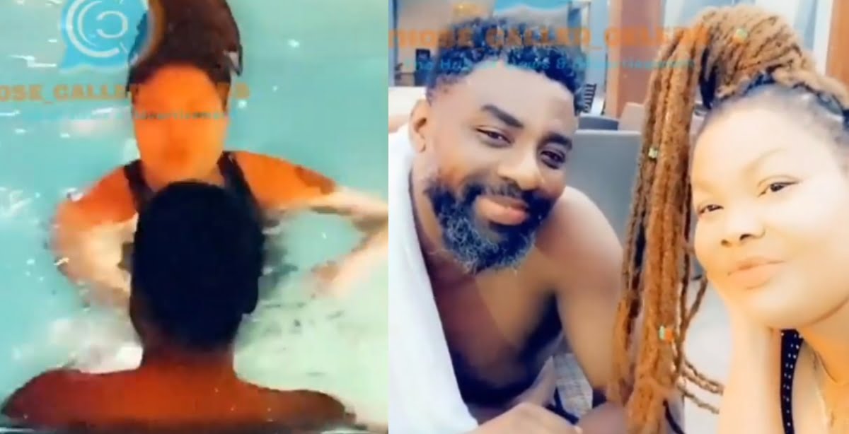 Social media reacts as Nana Agradaa flaunts her handsome Husband who is a pastor (video)