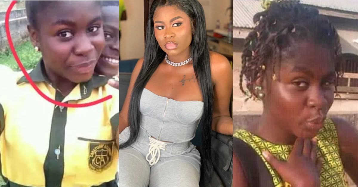 Social media reacts to Yaa Jackson's young pictures, she was innocent and pretty.