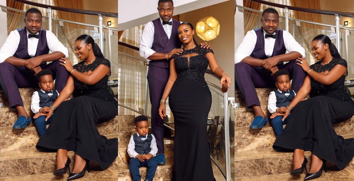 Social media users praise Dumelo after he posted classic pictures of himself and his family