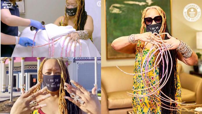 Woman with the Worlds longest fingernails finally cuts them after keeping them for 30 years - Video
