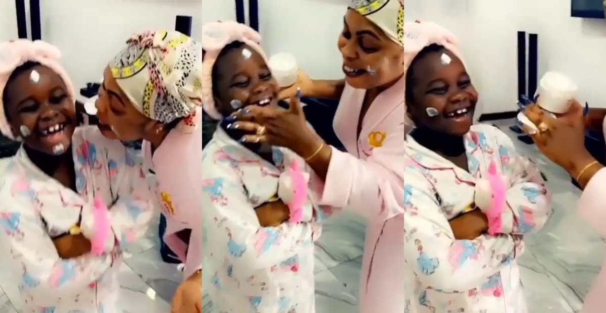 Afia Schar and her daughter Pena, warm hearts of Netizens as they cheerfully play in new video