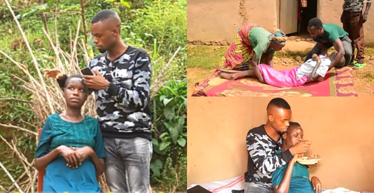 "I will never give up on my girlfriend despite her condition"- Man says as he flaunts his girl.