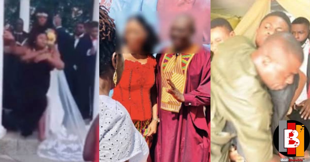 6 ladies storm the wedding of a man they are all dating to cause confusion.
