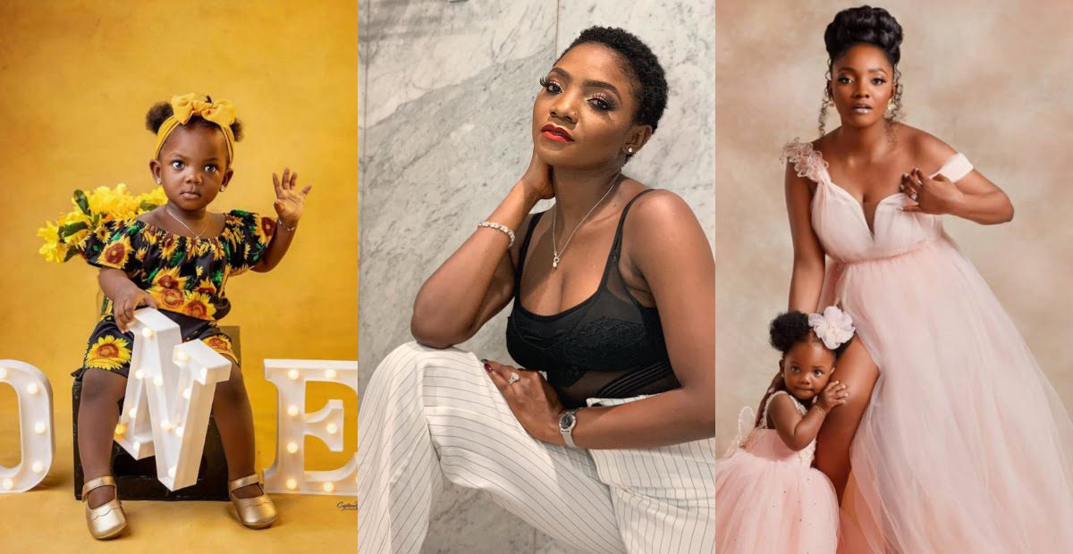 Singer, Simi shares beautiful photos of her daughter who is one years old today