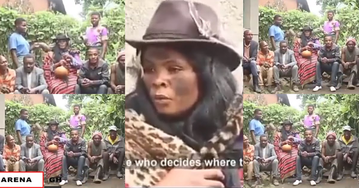 (video) A woman who has 7 husbands explains how she manages to satisfy them all