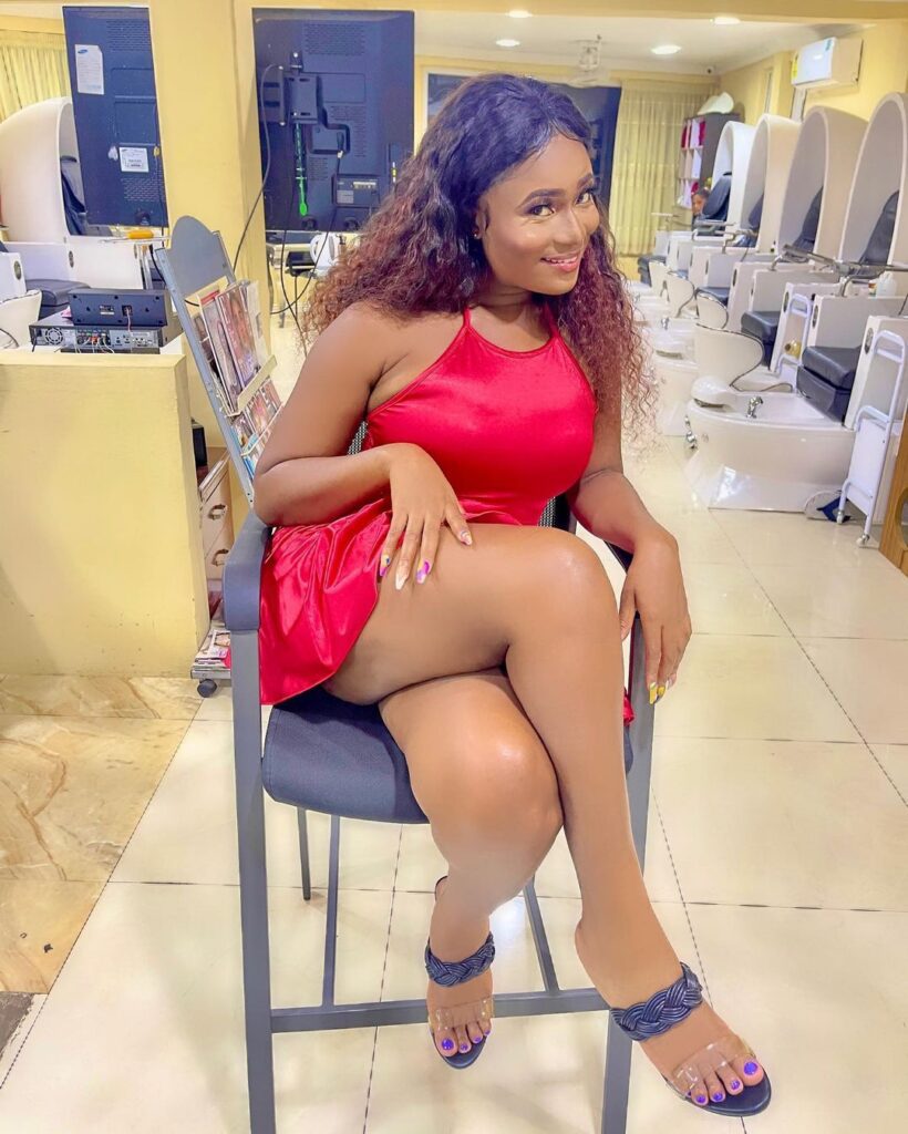 Born Again Christabel Ekeh returns to her old ways as she releases seductive photos.