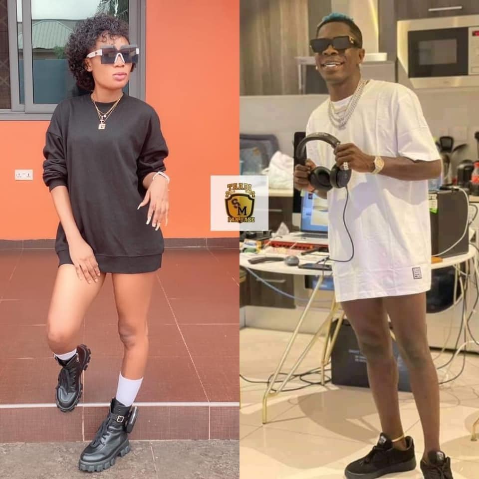 Loyal Shatta wale fans storm the internet with no jeans Challenge after he was caught wearing fake