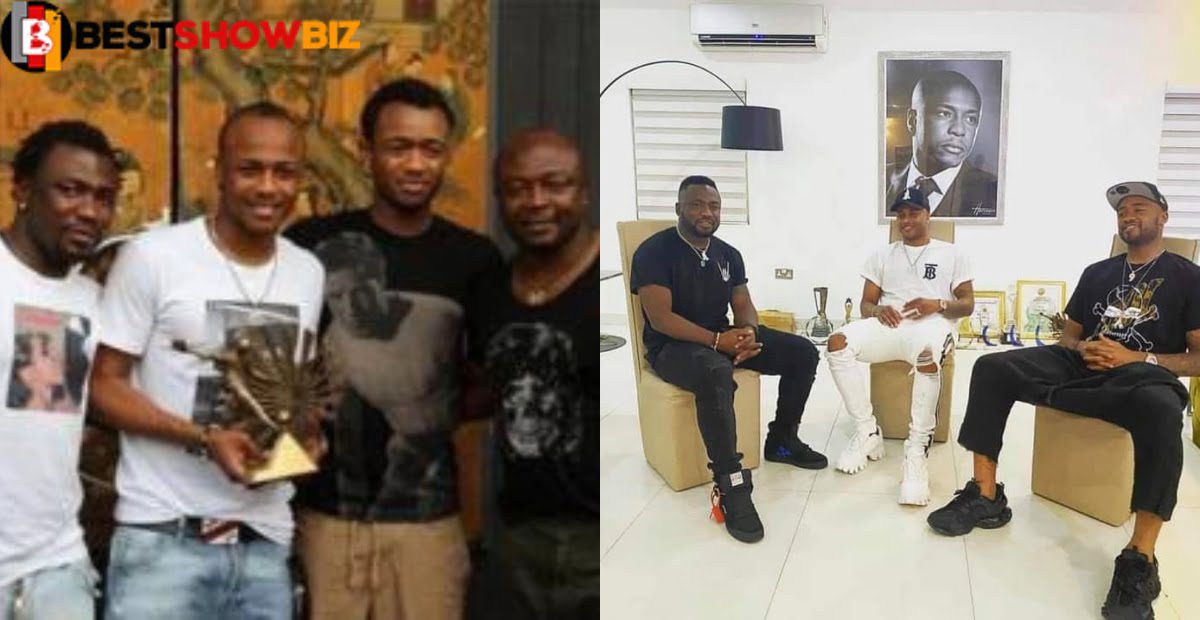 Family Goal: Dede and Jordan Ayew reunite with their Brother in Ghana (photo)