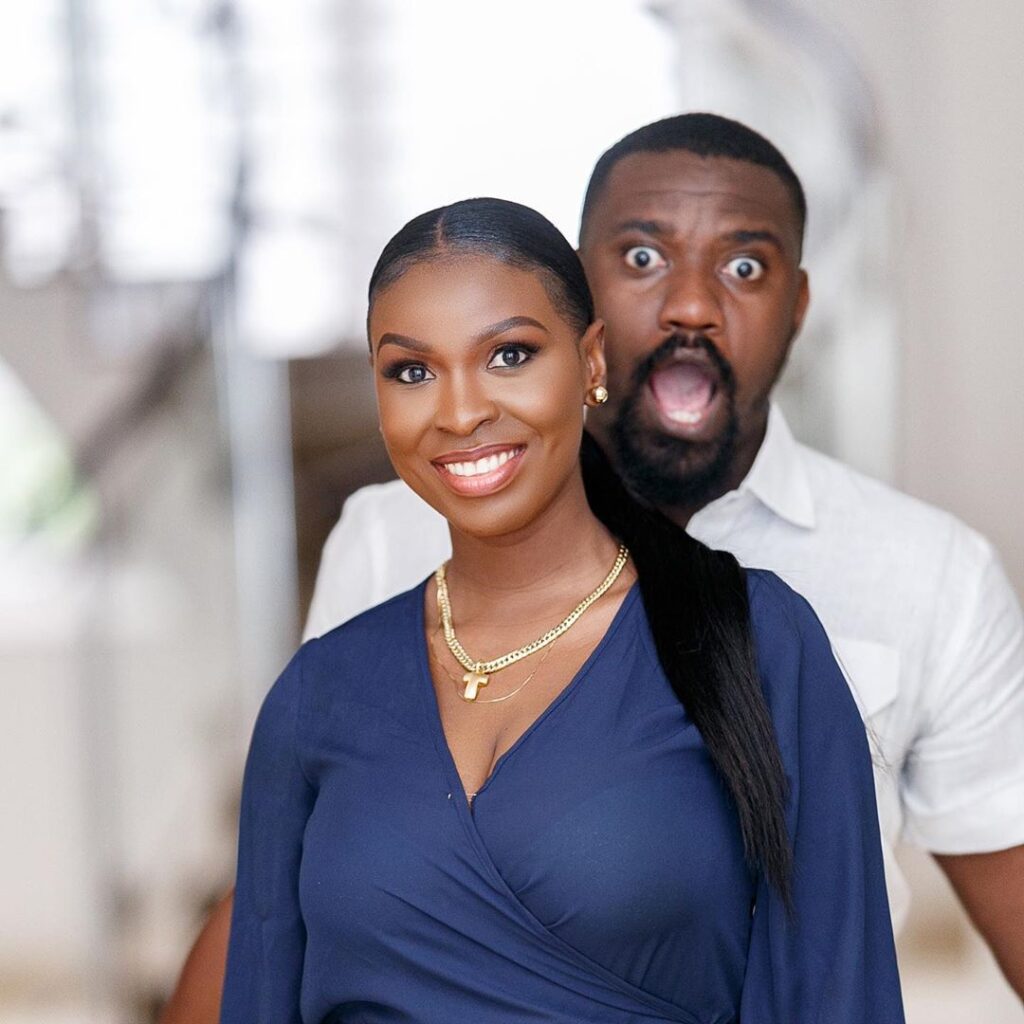 Selassie Ibrahim is my blood sister - John Dumelo's wife tells why she looks different from her sister